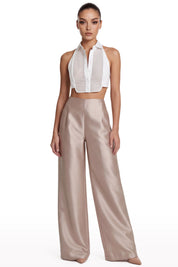 Sheer Mesh Halter Top