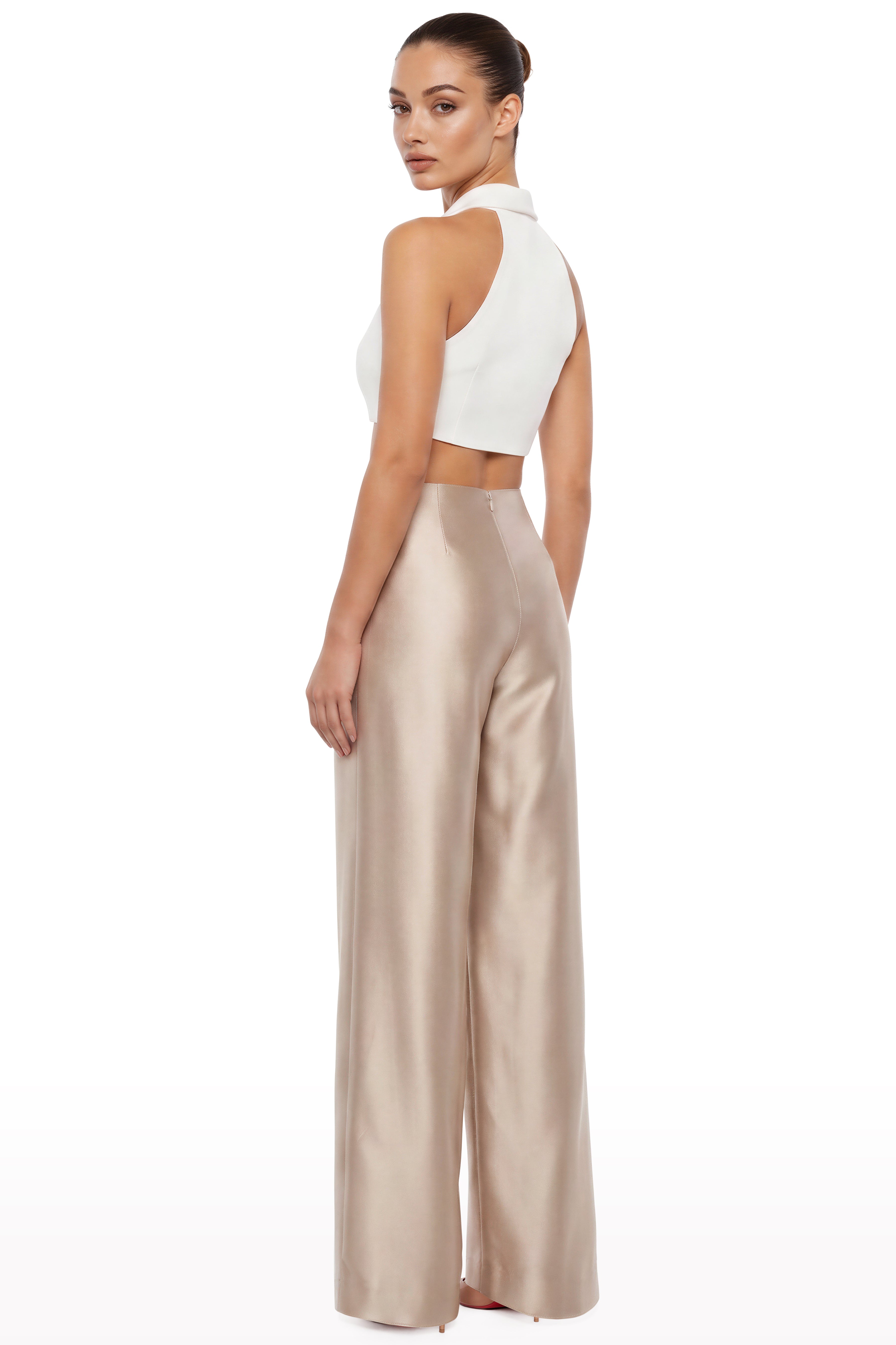 Sheer Mesh Halter Top
