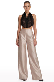 Sheer Mesh Halter Top