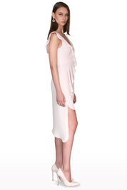 Ruffled Asymmetric Dress