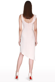 Ruffled Asymmetric Dress