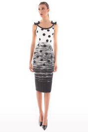 Polka-Dot Slim Fit Dress