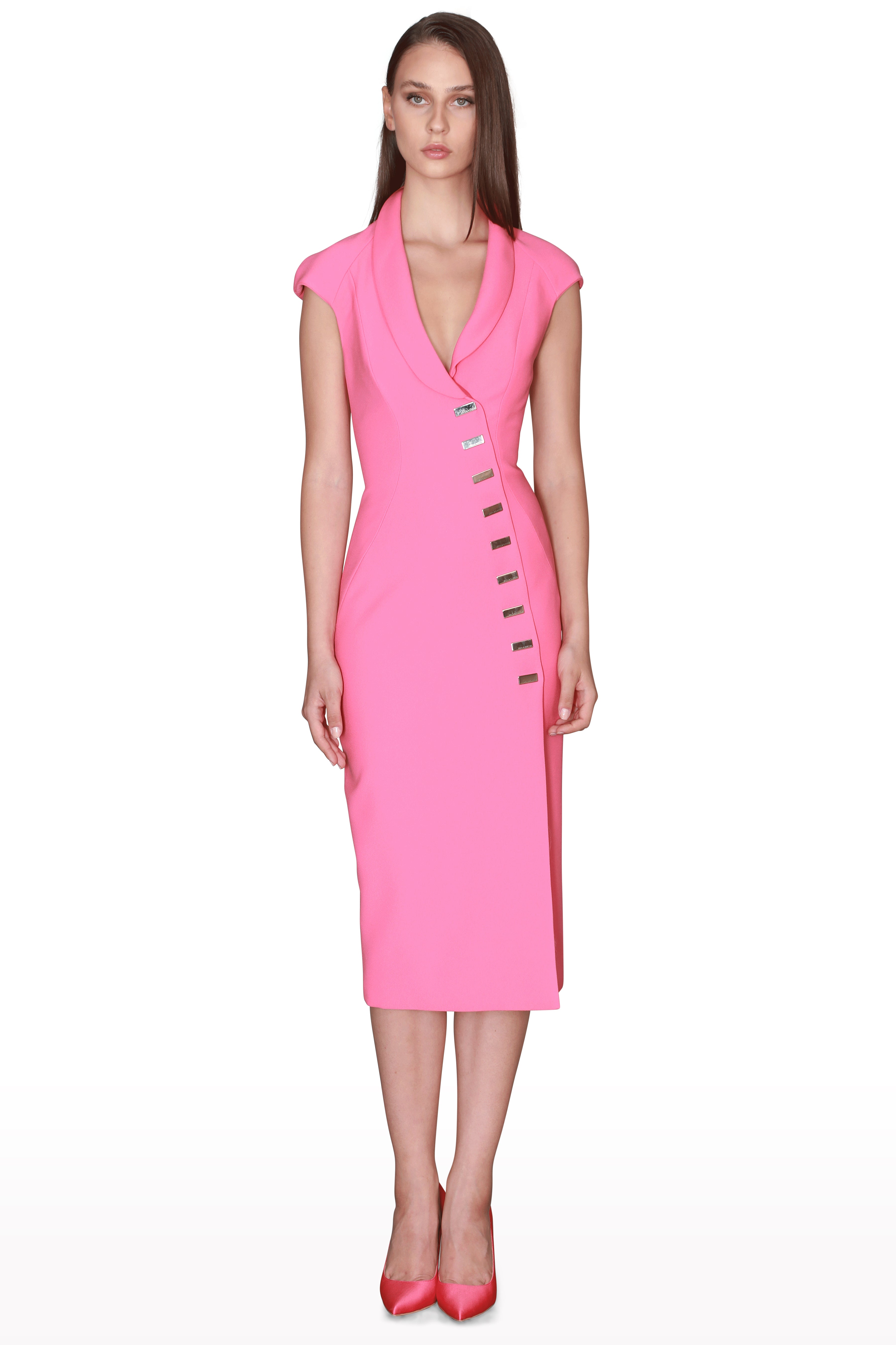 Asymmetric Midi Dress