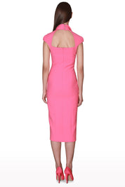Asymmetric Midi Dress