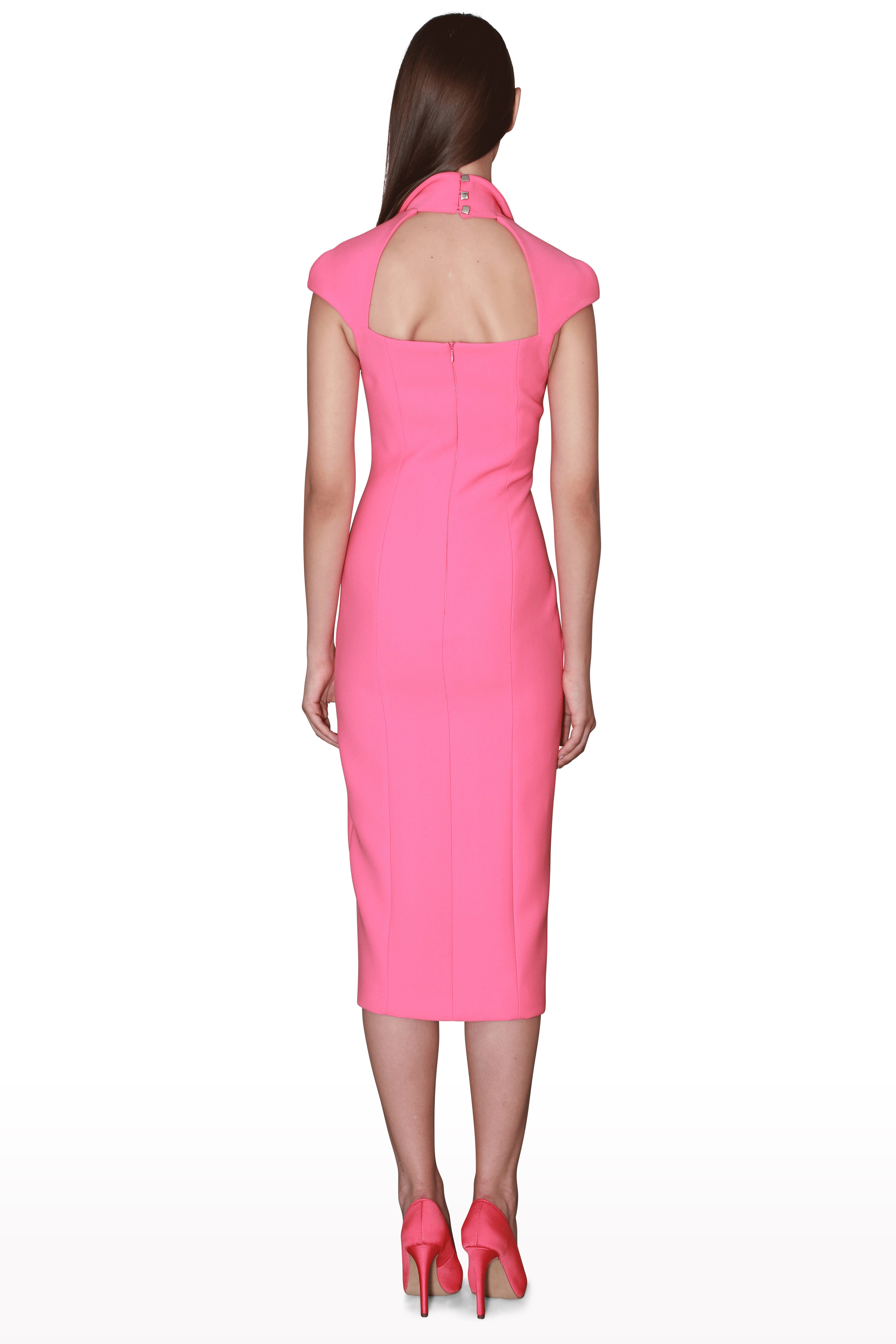 Asymmetric Midi Dress