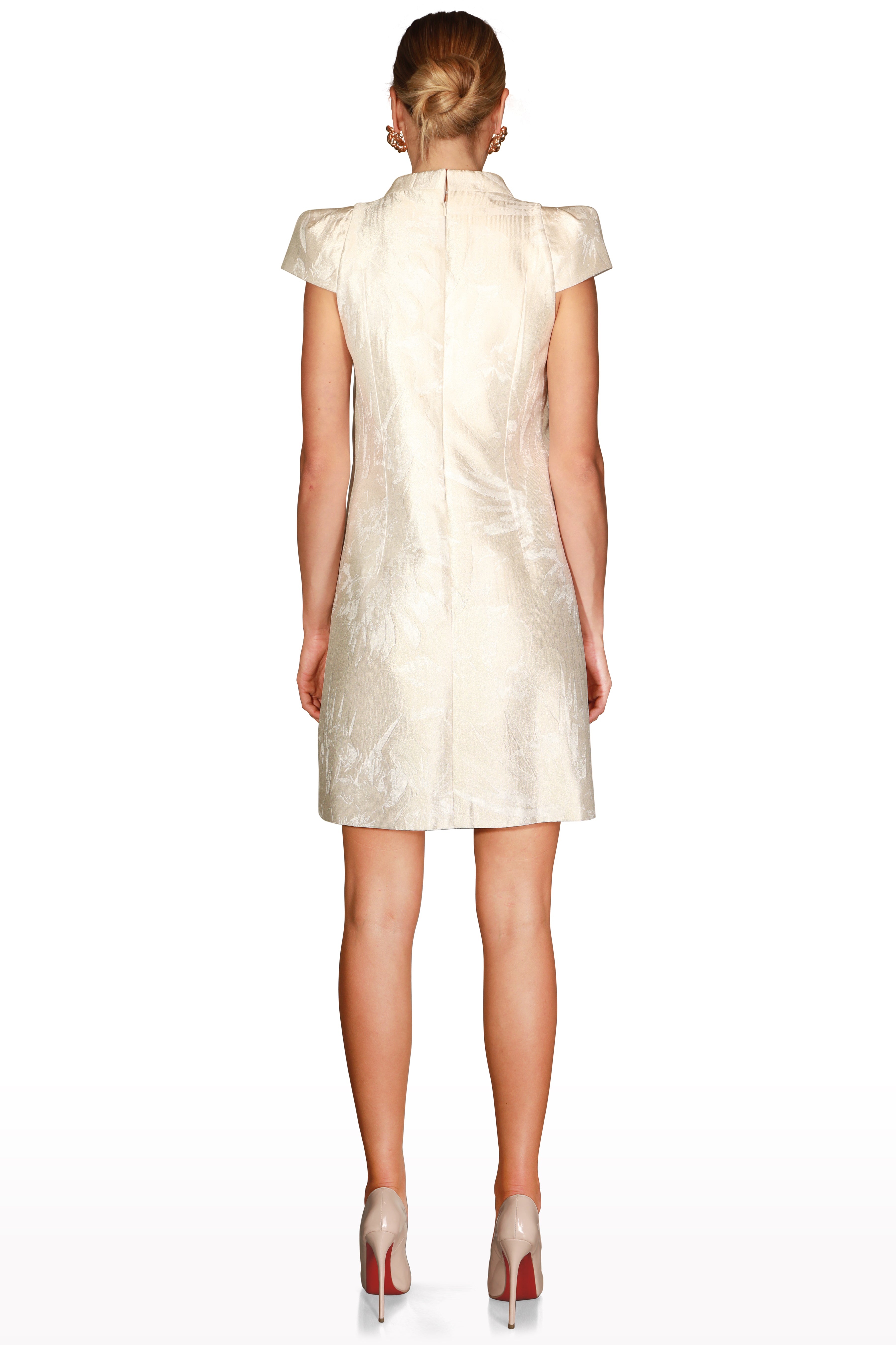 Brocade A-line Dress
