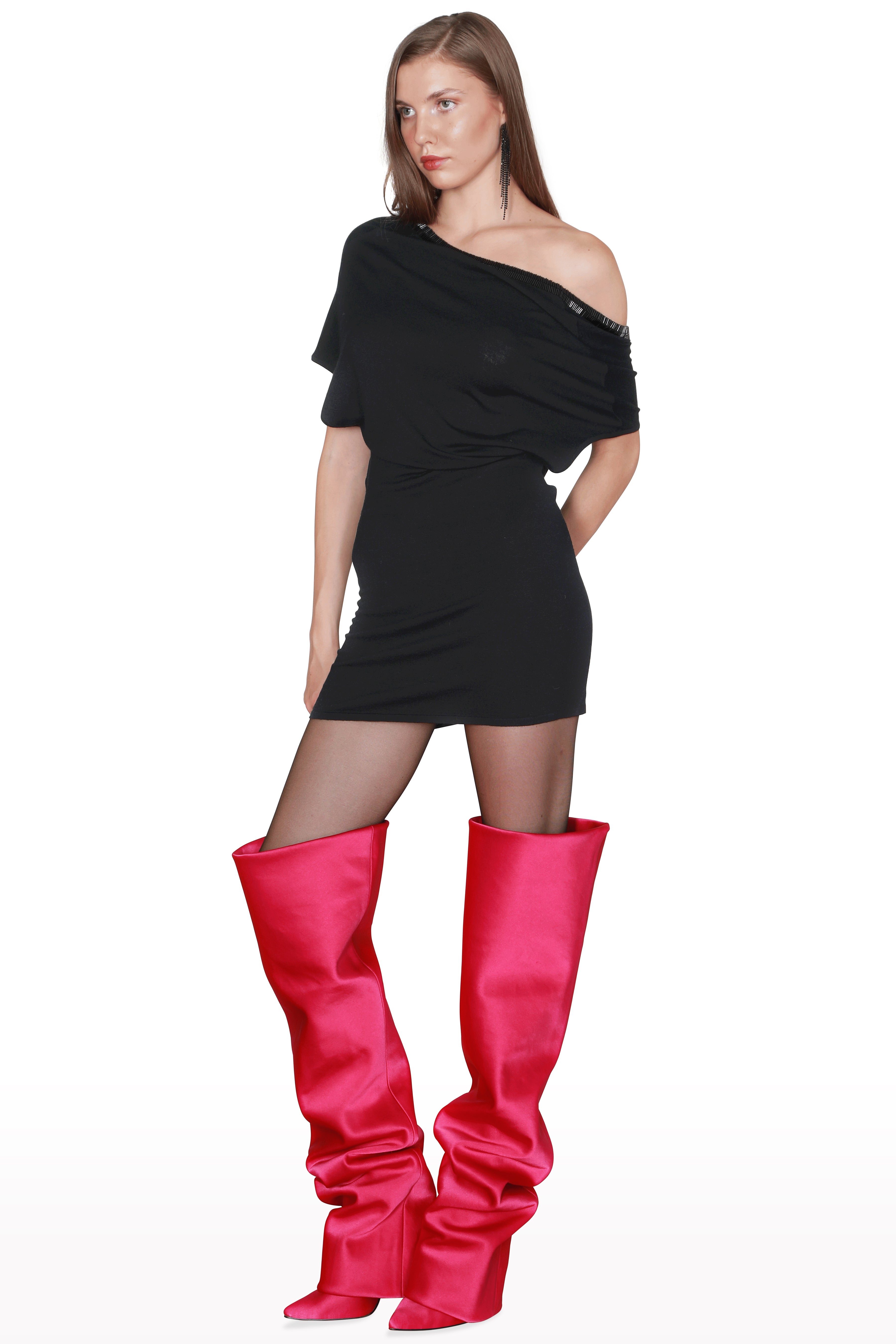 Off-Shoulder Mini Dress