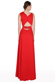 Cut-Out Bow Dress