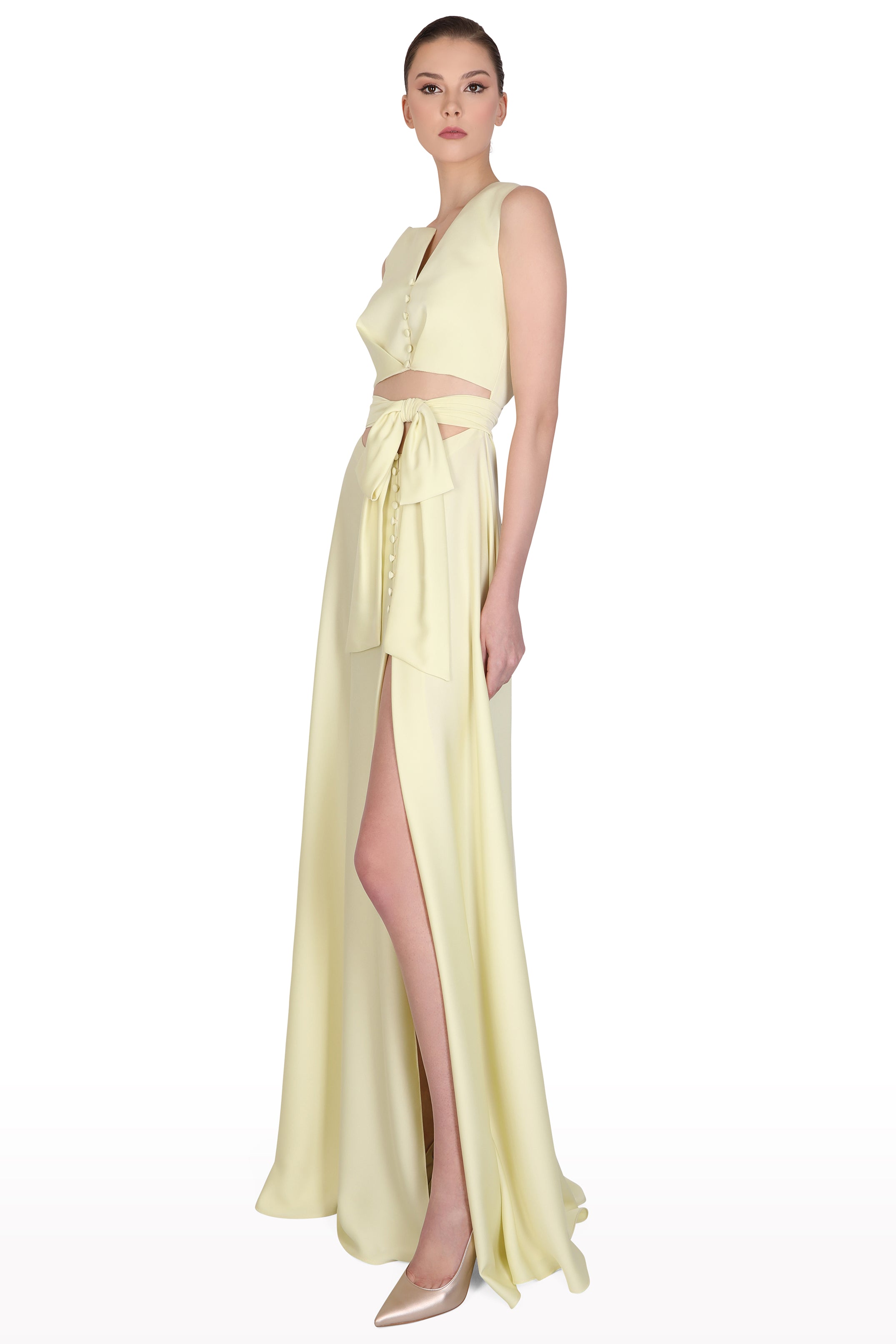Cut-Out Bow Dress