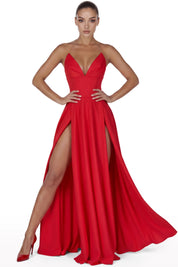 Sculpted Corset Waist Dress