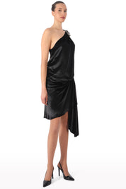 One-Shoulder Embellished  Dress