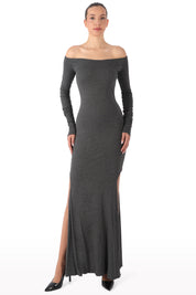 Off-Shoulder Maxi Dress