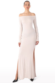 Off-Shoulder Maxi Dress