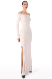 Off-Shoulder Maxi Dress