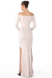 Off-Shoulder Maxi Dress