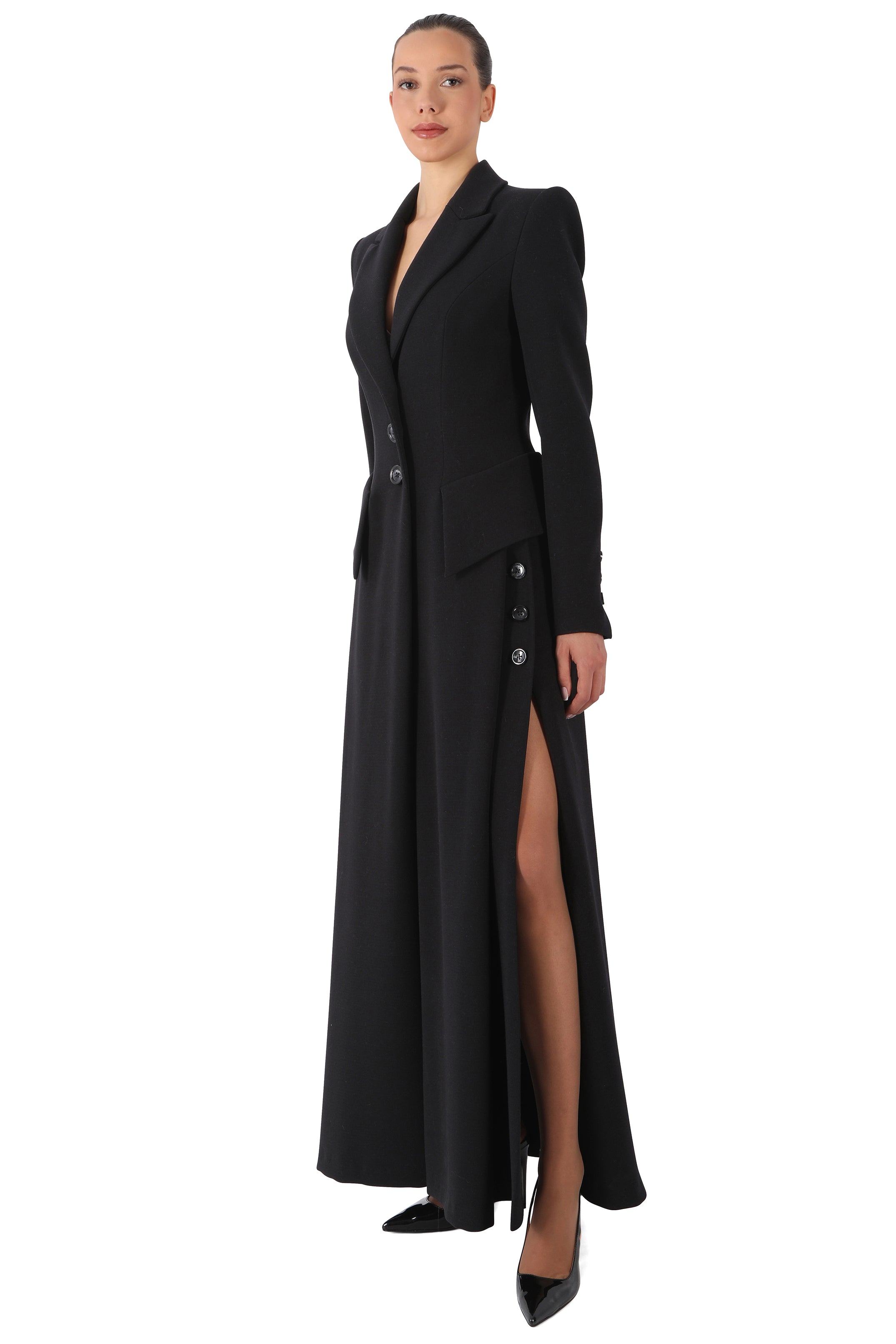 Tailored Wool Maxi Coat