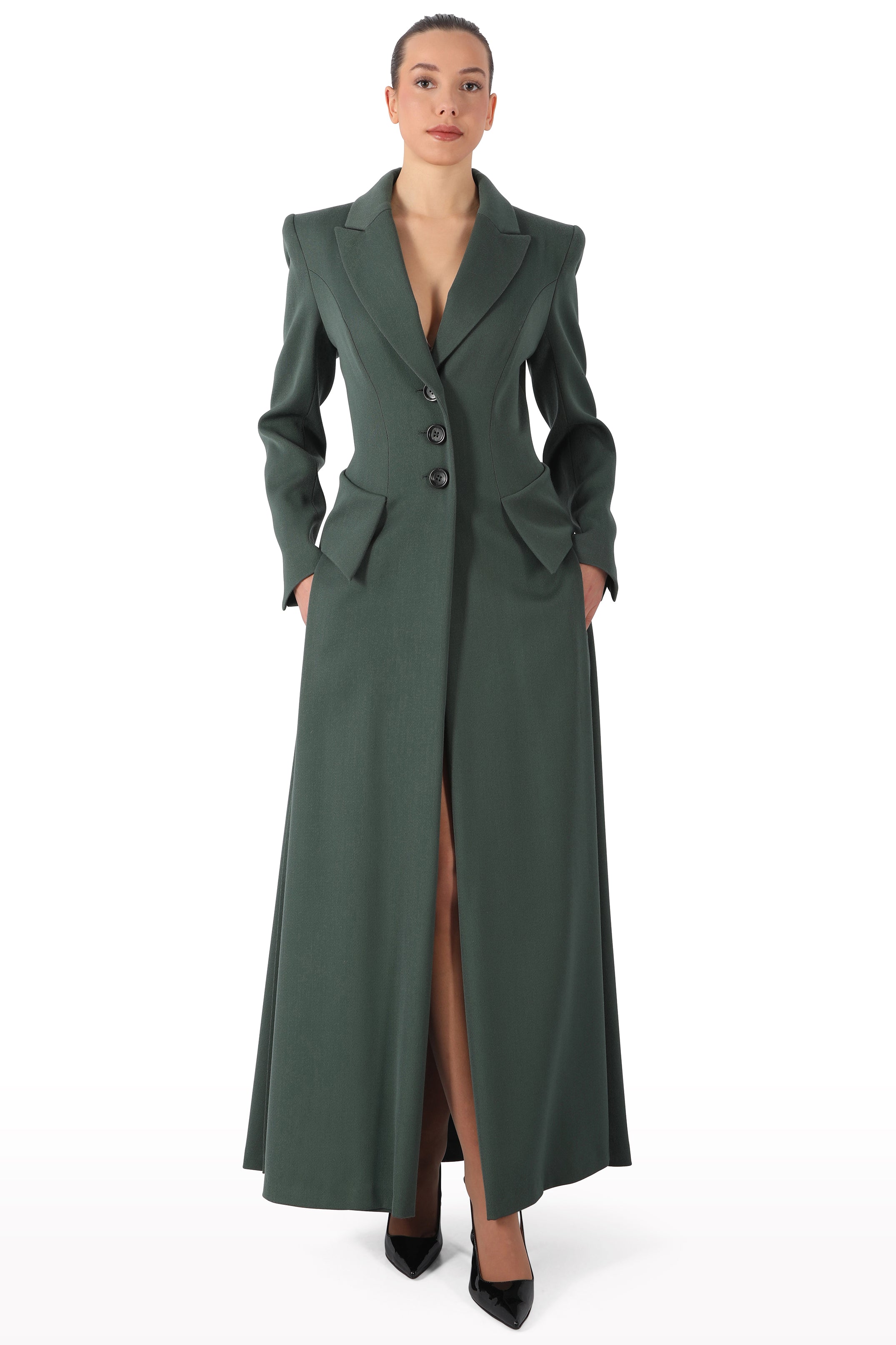 Tailored Wool Maxi Coat