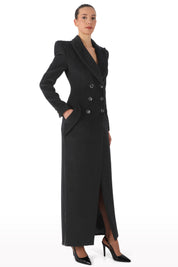 Double-Breasted Maxi Coat