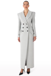 Double-Breasted Maxi Coat