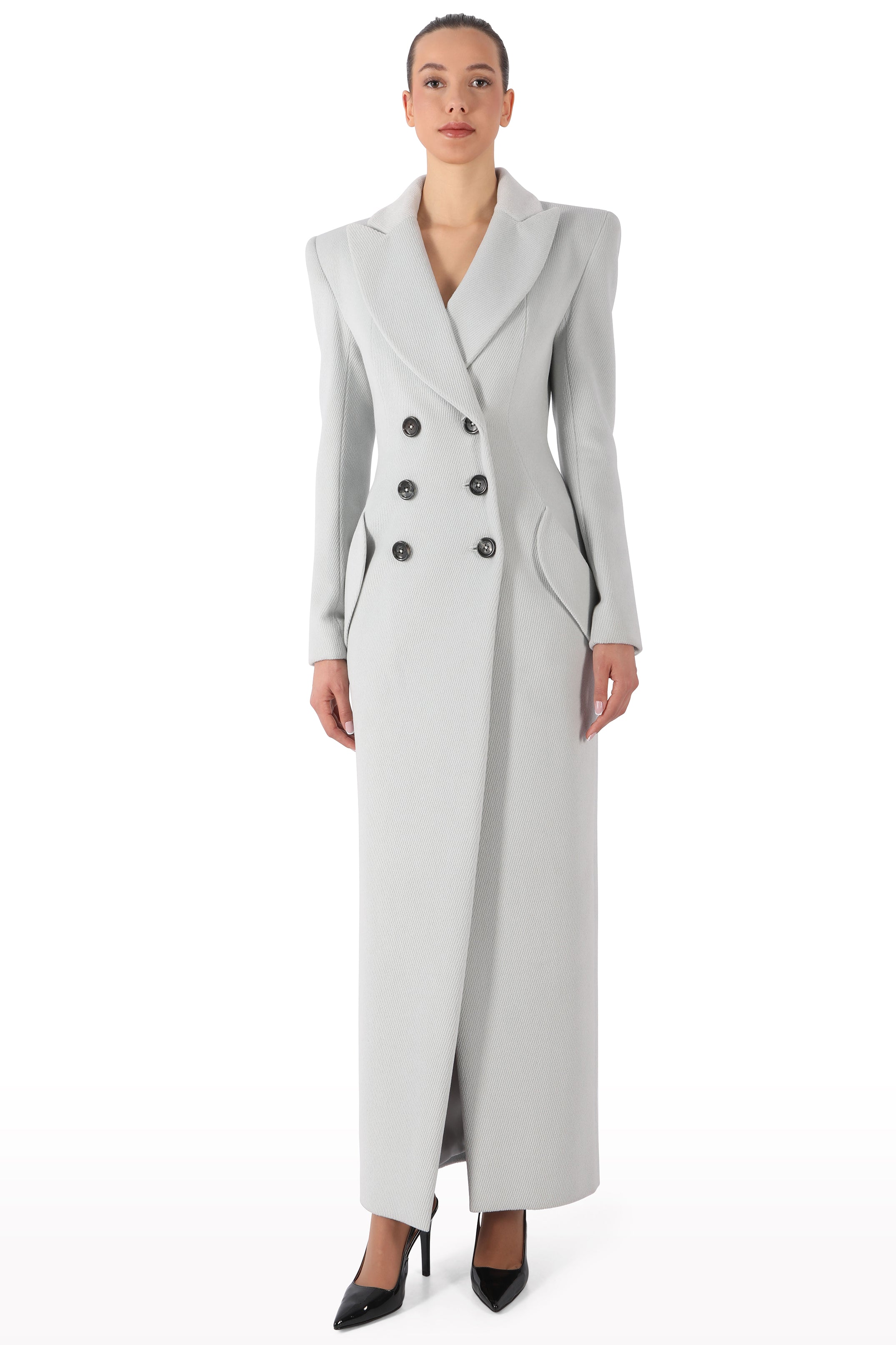 Double-Breasted Maxi Coat