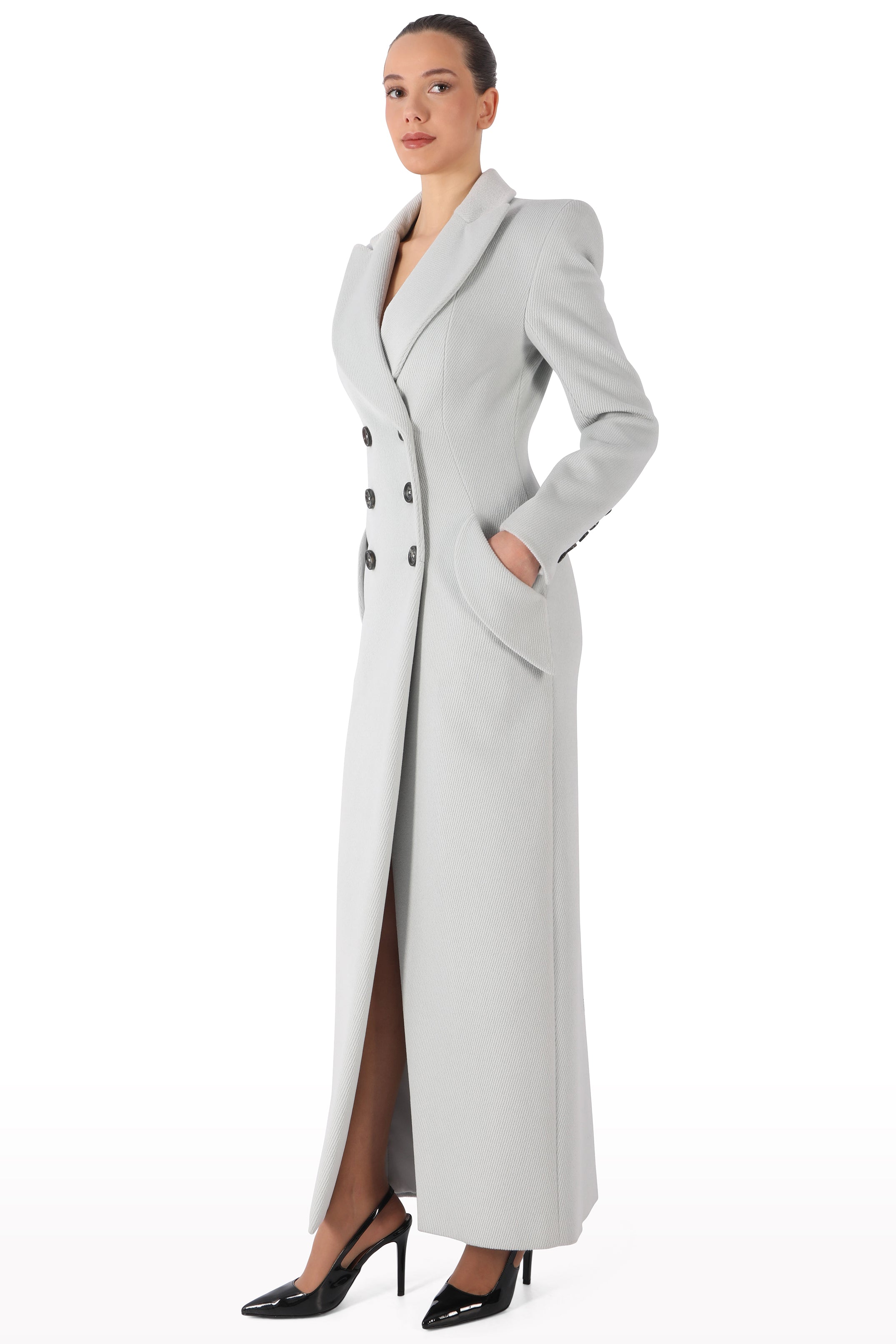 Double-Breasted Maxi Coat