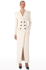 Double-Breasted Maxi Coat