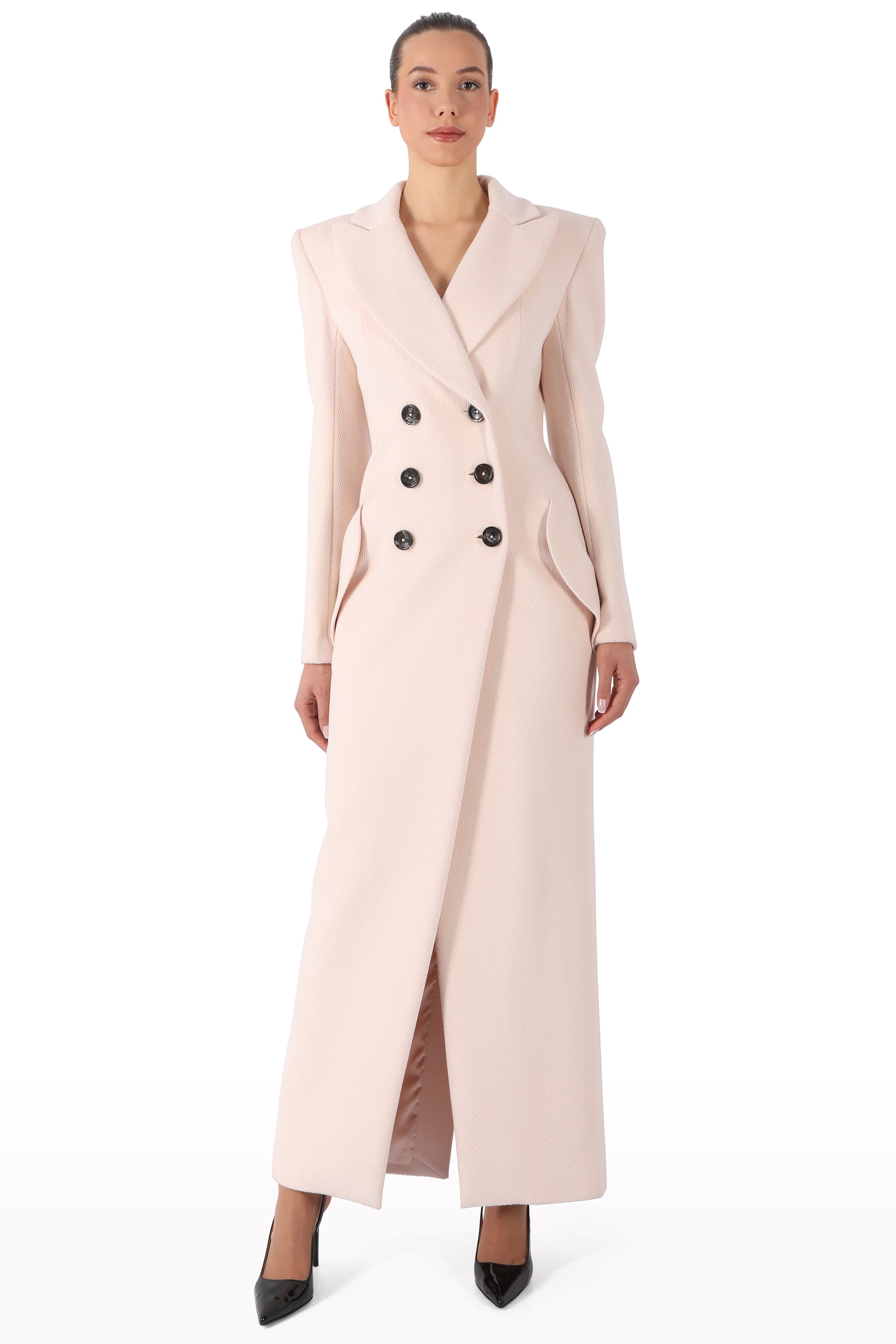 Double-Breasted Maxi Coat