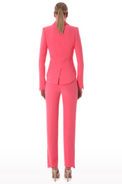 vibrant crepe suit