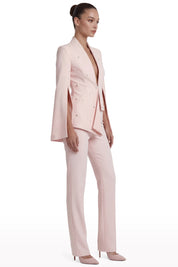 Tailored Suit with Cape Sleeves