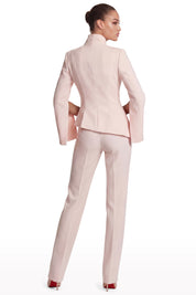Tailored Suit with Cape Sleeves