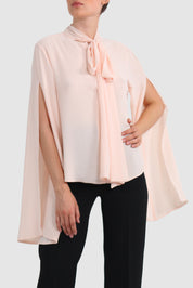 Cape-Effect Blouse