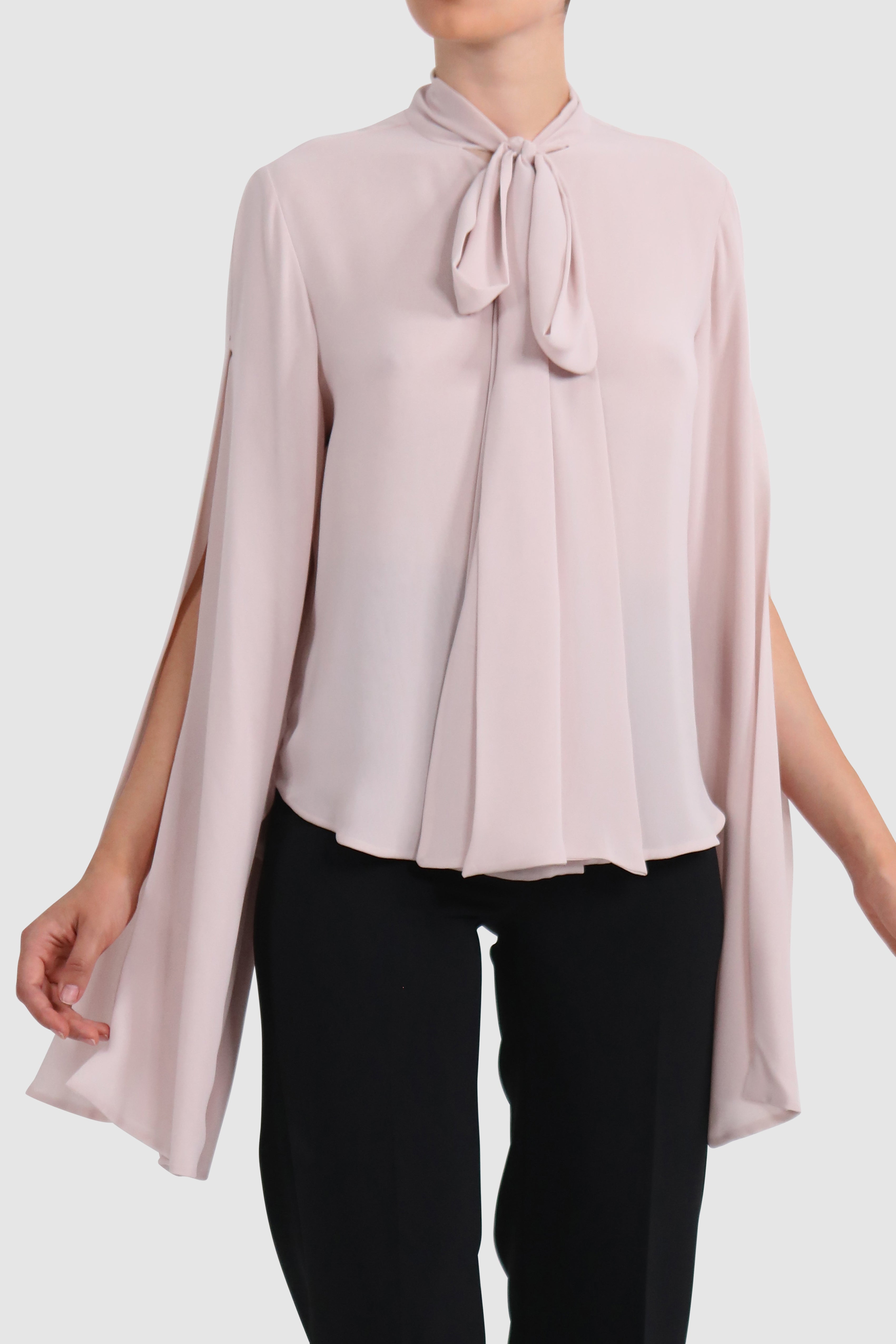 Cape-Effect Blouse