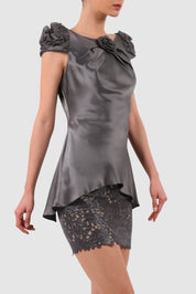 Organza Silk Blend Blouse