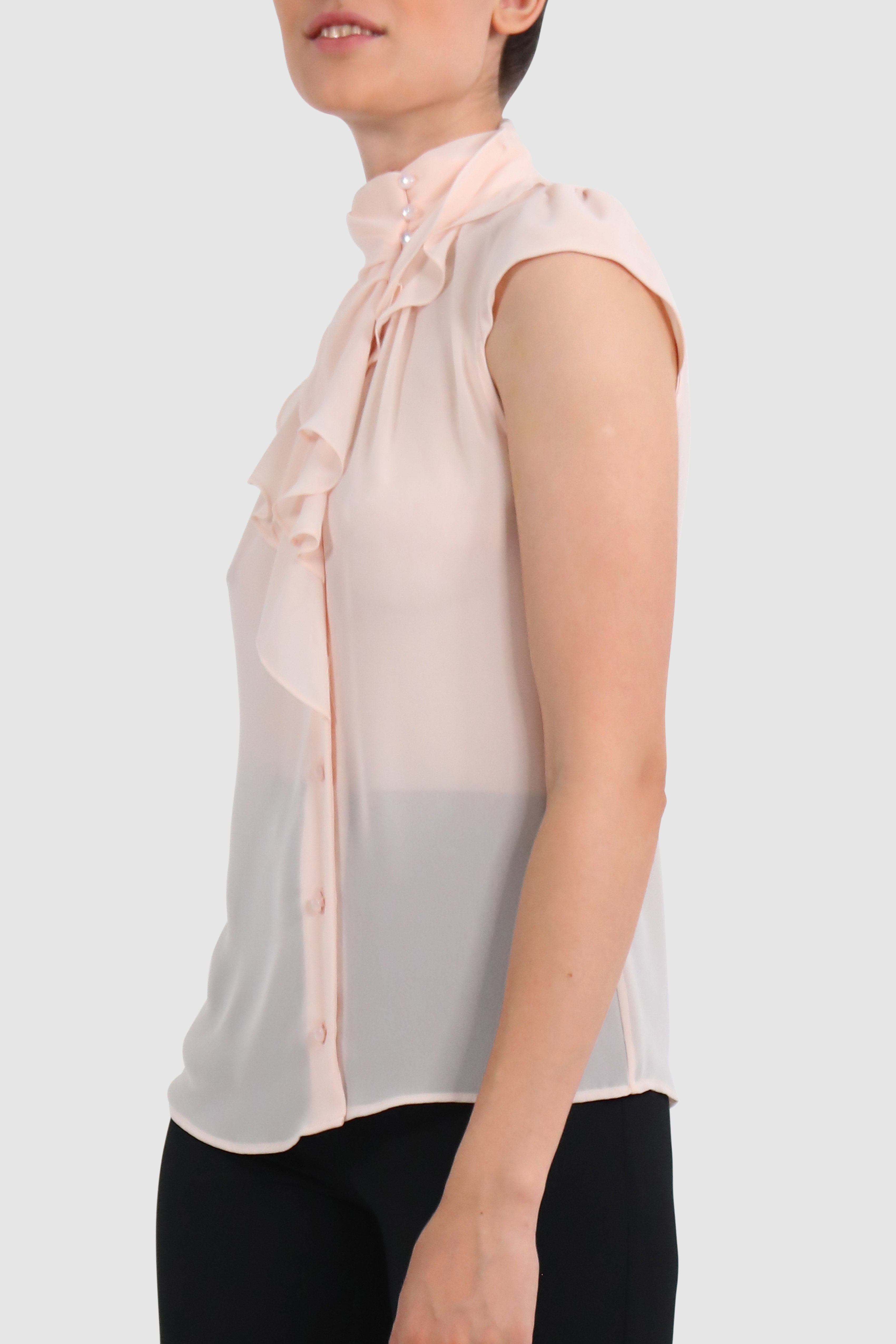 See-Through Draped Top