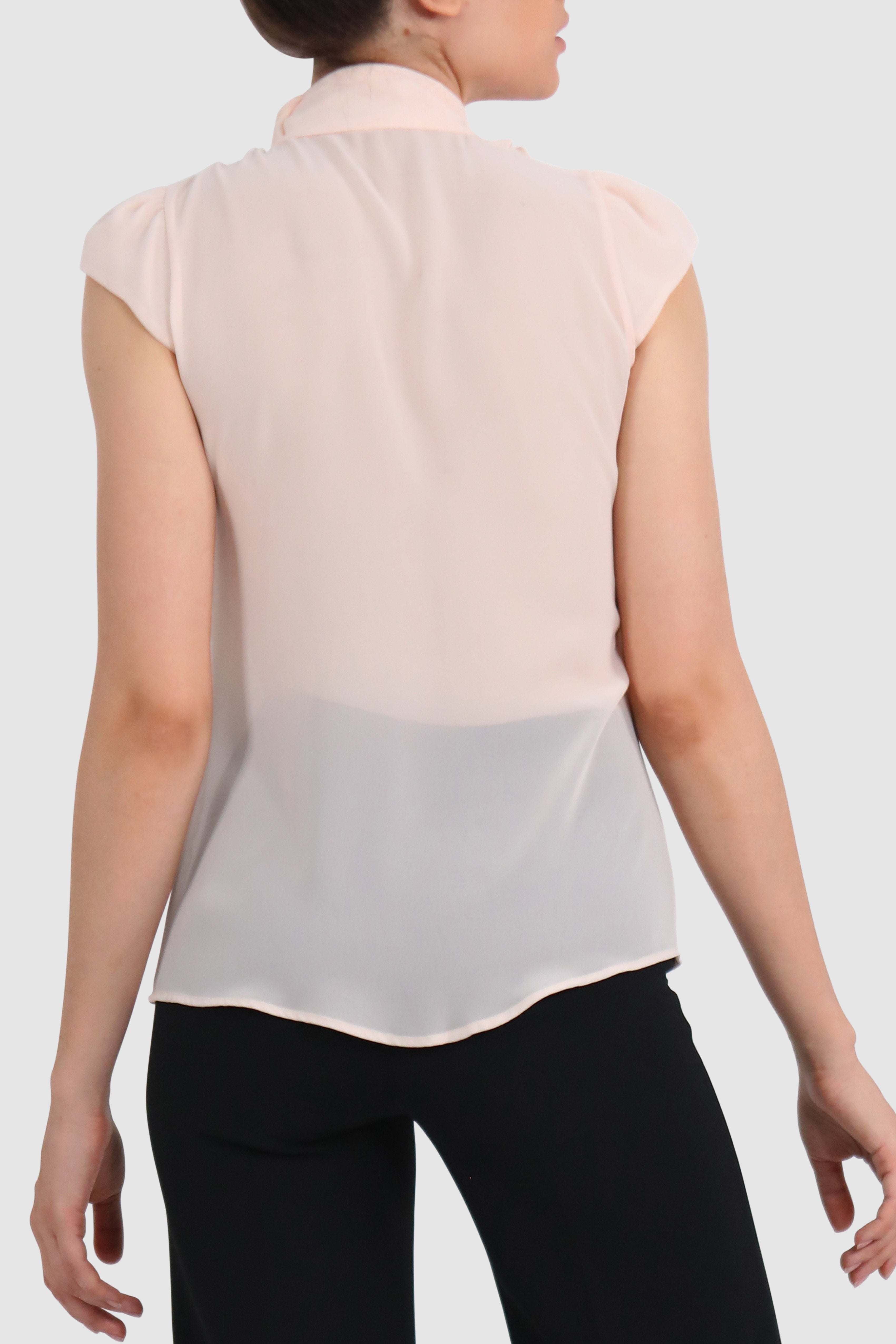 See-Through Draped Top