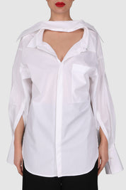 Double Collar Oversized Shirt