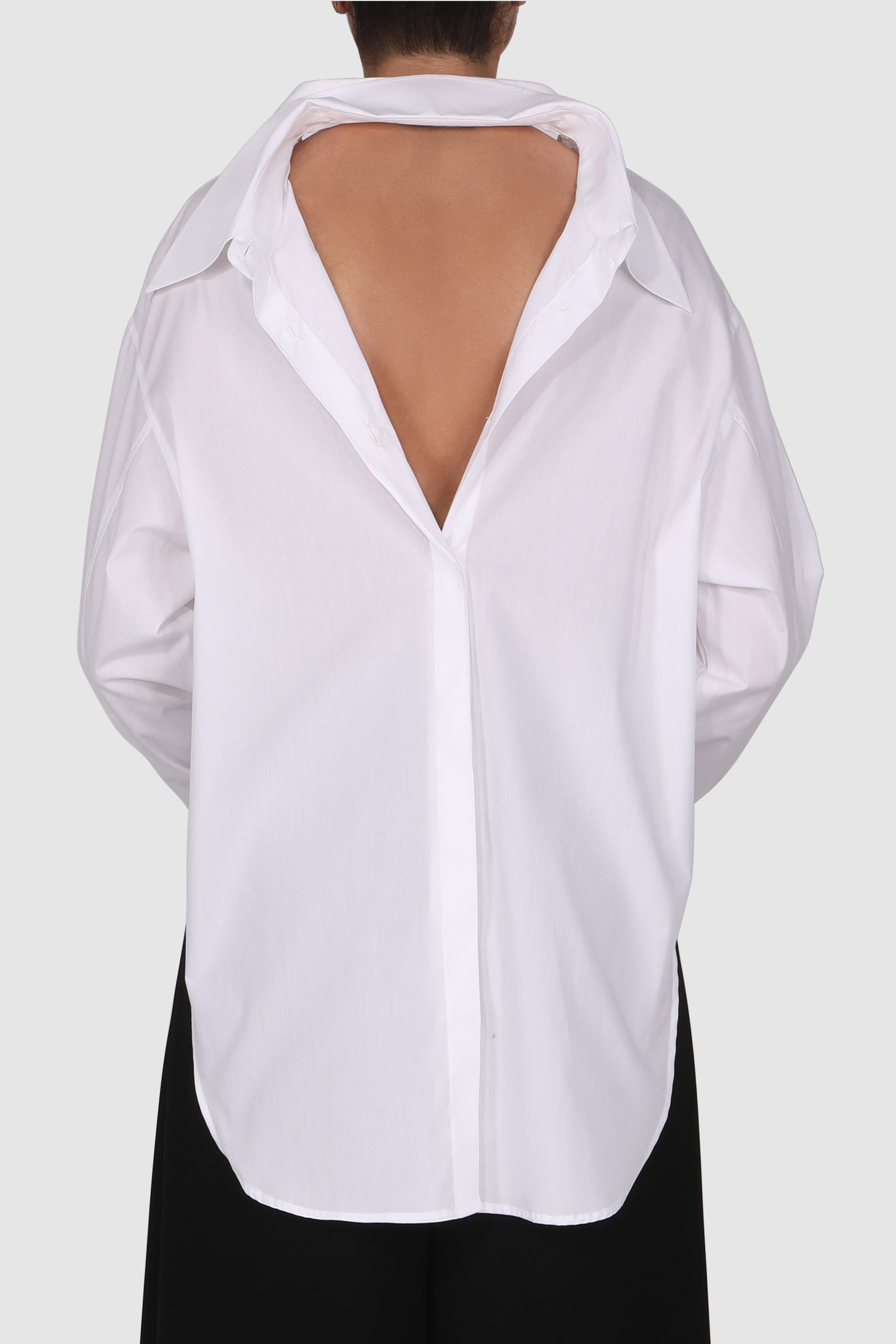 Double Collar Oversized Shirt