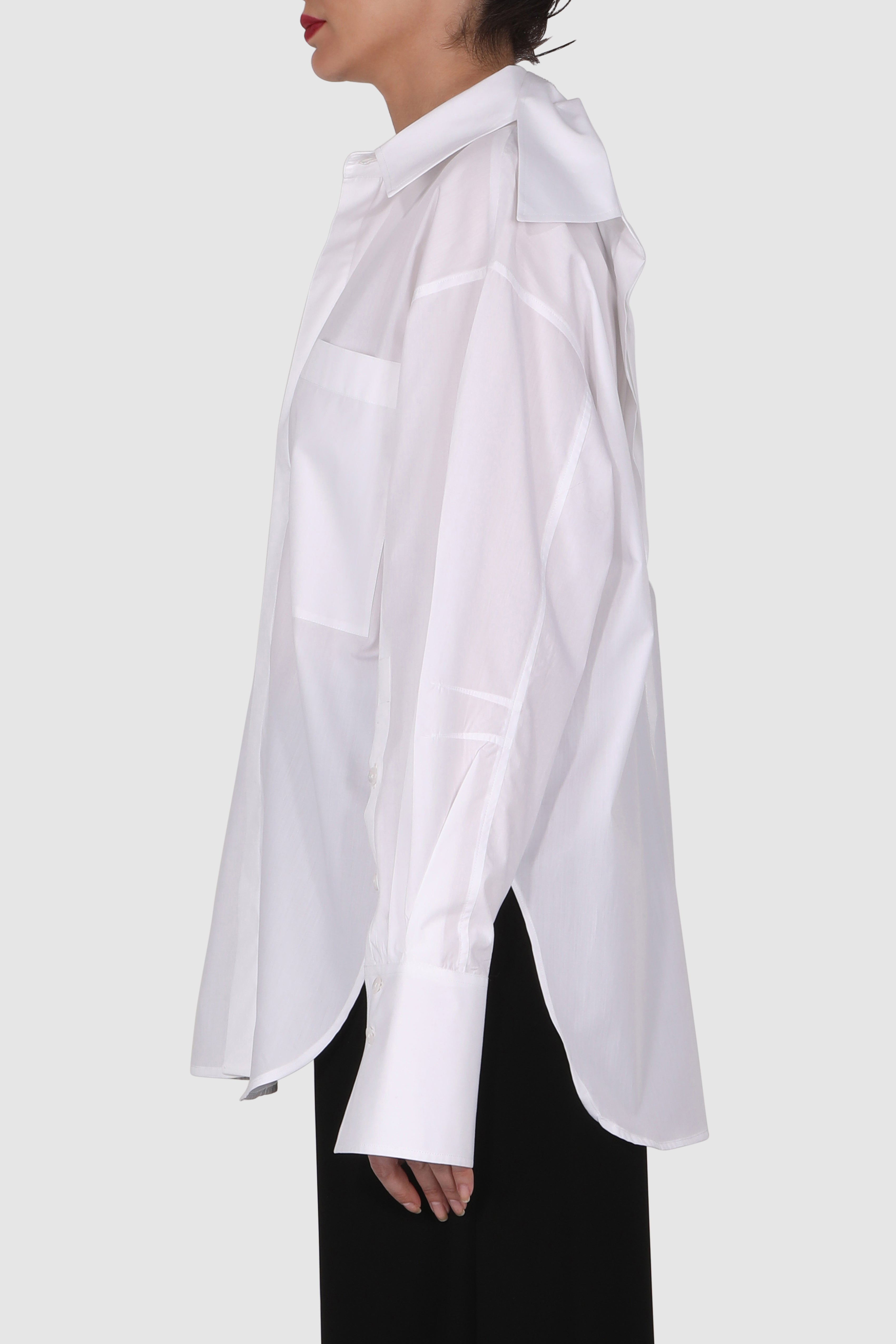 Double Collar Oversized Shirt