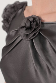 Organza Silk Blend Blouse