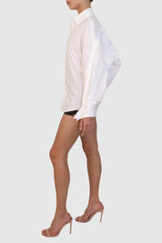 Innovative Back Button-Up Shirt