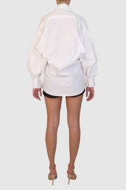 Innovative Back Button-Up Shirt