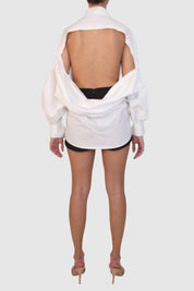 Innovative Back Button-Up Shirt