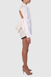 Innovative Back Button-Up Shirt