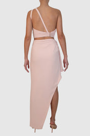 Crop Top and Skirt Set with Versatile Hook Detailing
